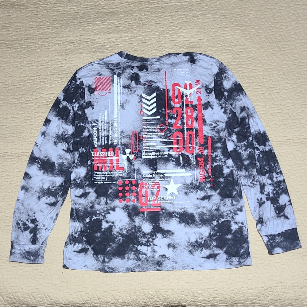 Call of Duty Black Ops Cold War Tiedye longsleeve shirt size L